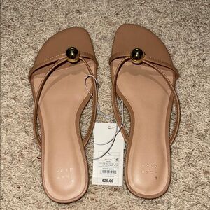 A New Day Bri Tan Slide Sandals
